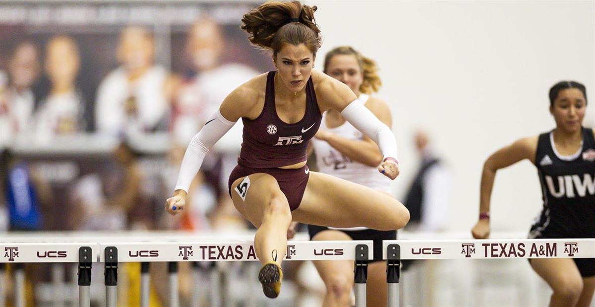 Texas A M Track Shows Well On Day Of Ted Nelson Invitational