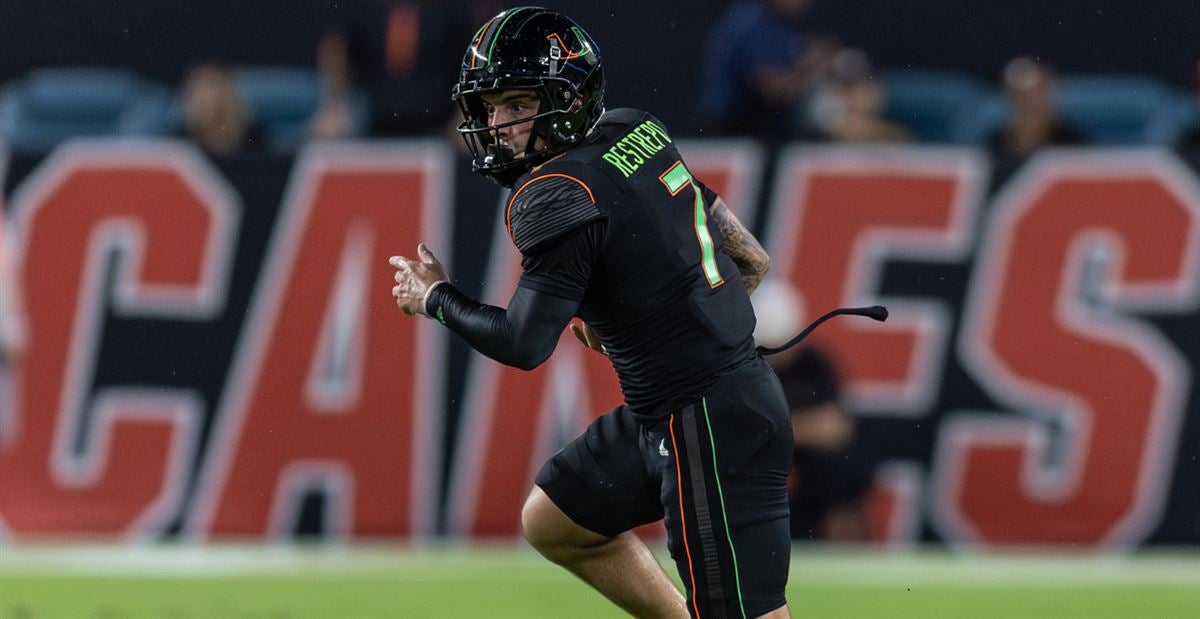 No. 6 Miami Hurricanes wearing black uniforms against Florida State