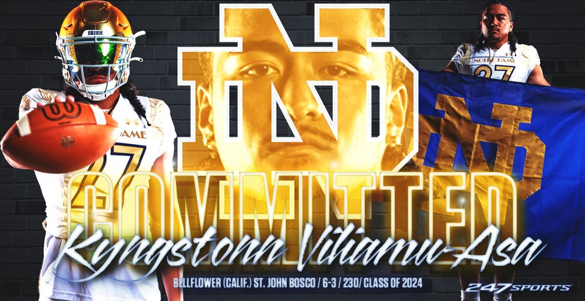 BREAKING Elite LB Kyngstonn Viliamu Asa Commits To Notre Dame