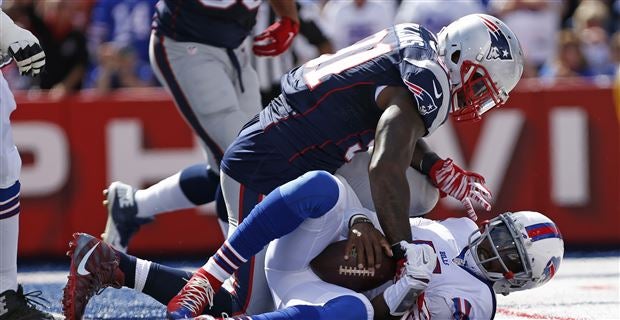 Jamie Collins hitting home as a Patriots blitzer