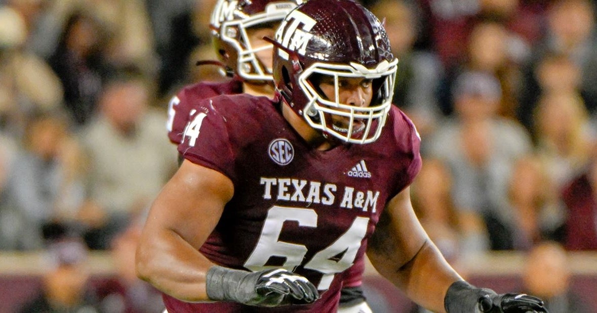Texas A&M OL Layden Robinson named to SEC community service team