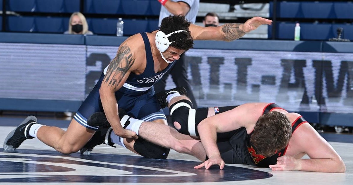 Penn State wrestlers deliver shutout of Terps on Senior Night