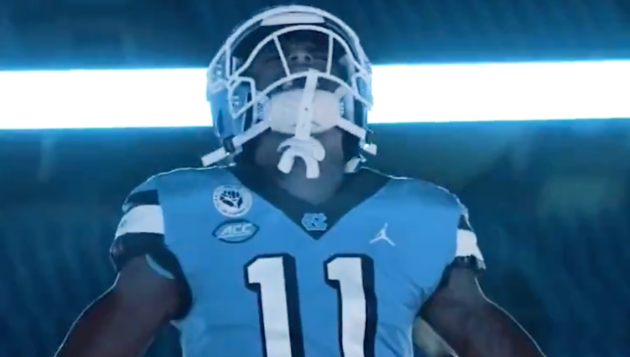 UNC football uniforms through the years.