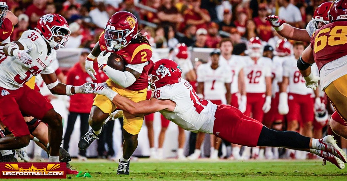 Lincoln Riley focuses on trust, varied issues with USC run game