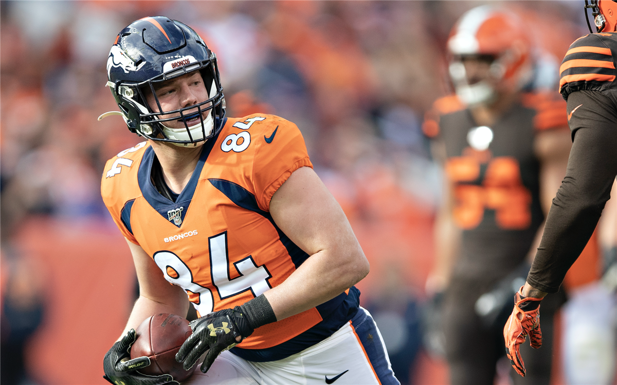 Nick Vannett, Broncos tight end, looks to assert himself as