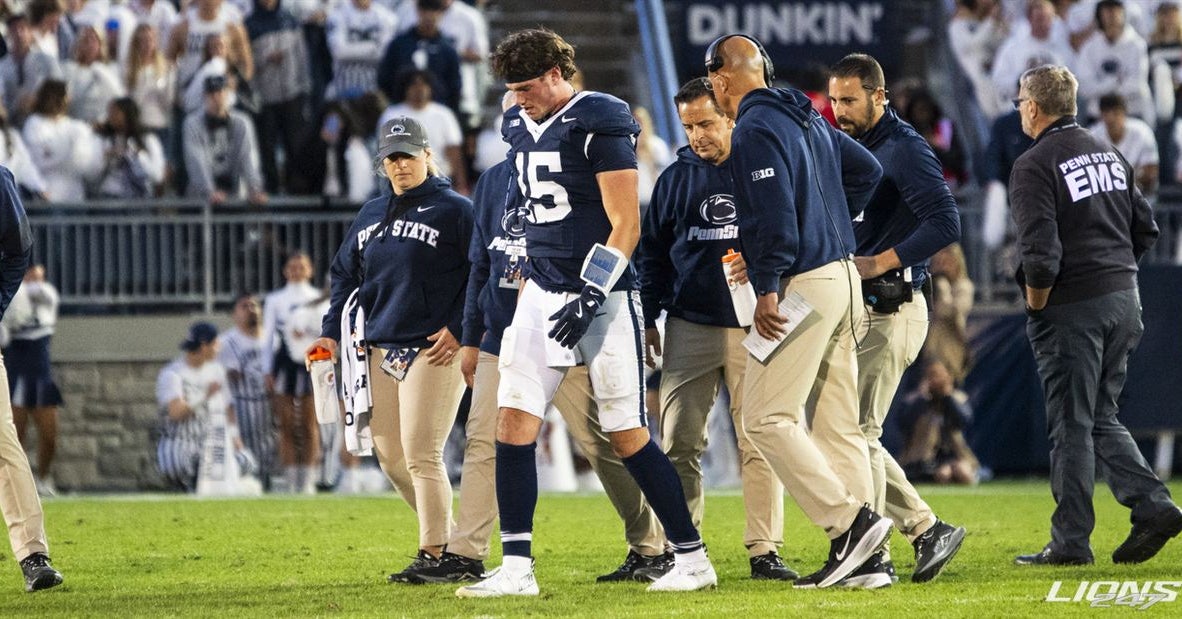 Penn State’s Drew Allar suffered broken ankle in Northwestern loss: report