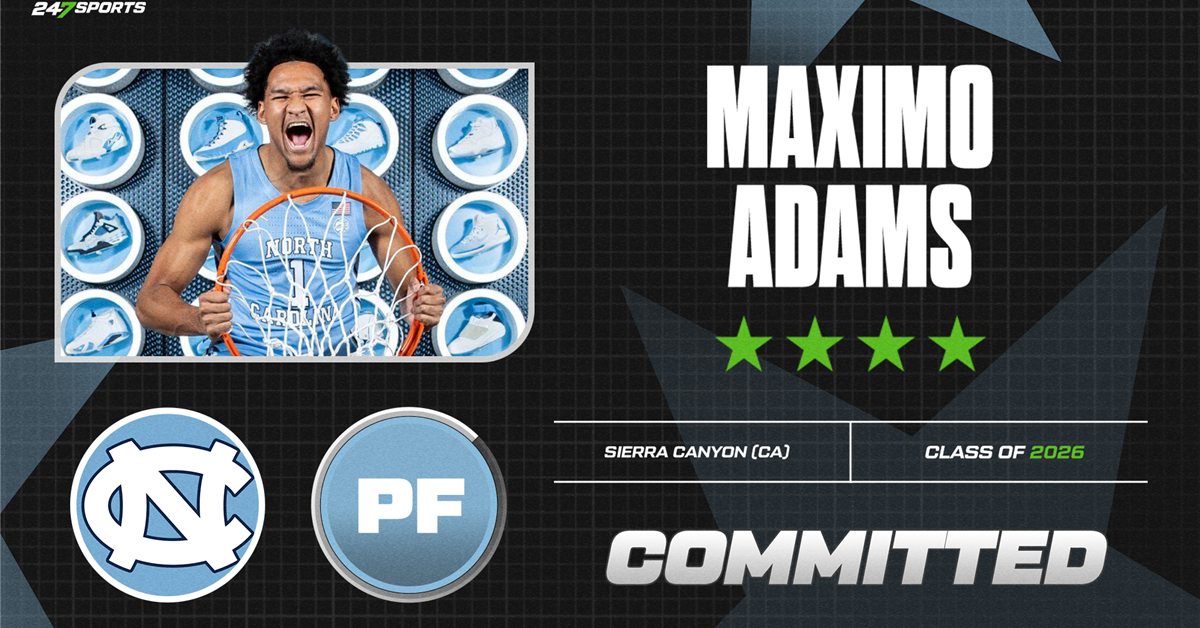 No. 25-ranked Maximo Adams commits to UNC: 'The culture and tradition are important to me'