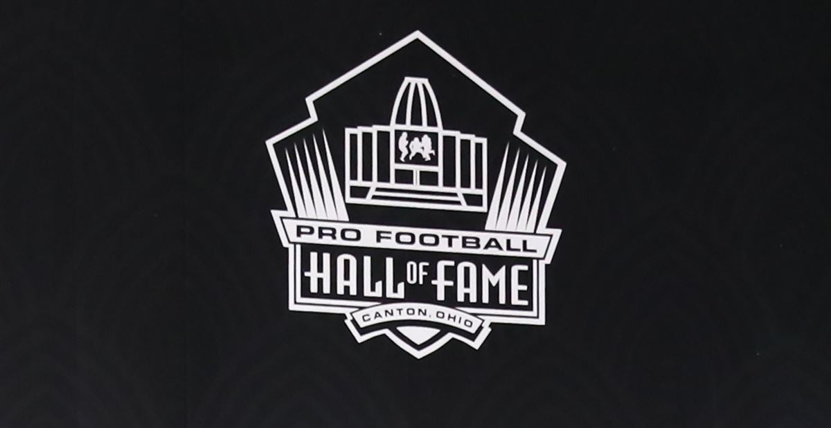 Pro Football Hall of Fame at Night - Canton Ohio - Black and White