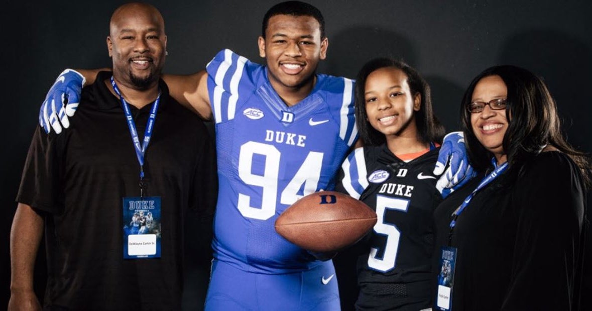 DeWayne Carter breaks down Duke commitment over multiple offers