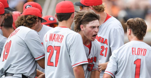 HOOVER, AL - MAY 23: Auburn Tigers infielder Cole Foster (7) steps on home  plate during the 2023 SEC Baseball Tournament game between the Missouri  Tigers and the Auburn Tigers on May