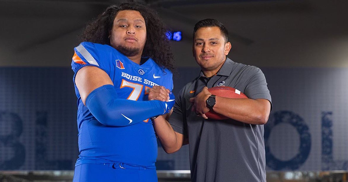 Three-star DL AJ Tanupo makes a return visit to Boise State
