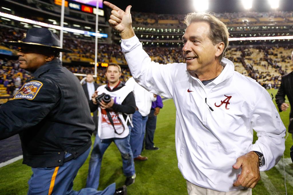 nick saban nike vest