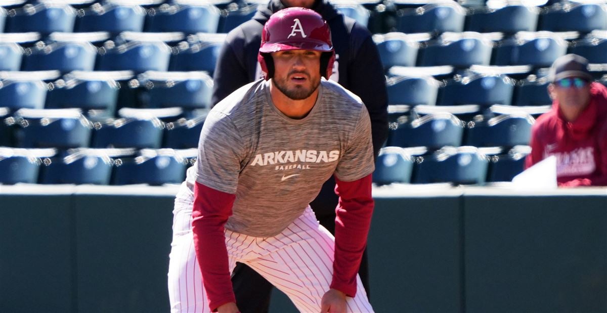 Arkansas Razorbacks left fielder Jared Wegner questionable for