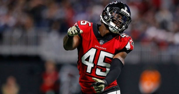 Deion Jones Returns To Falcons Practice