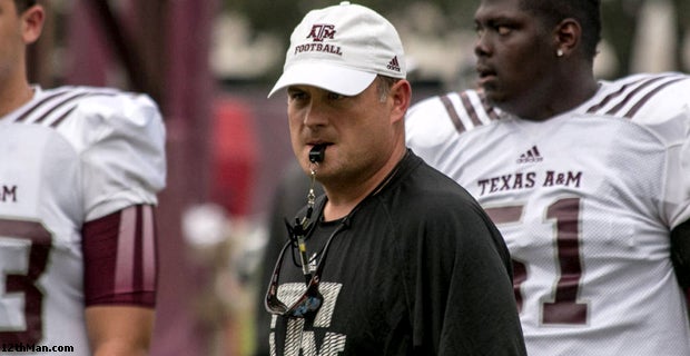 A&M Offensive Line Coach . Anderson Gone