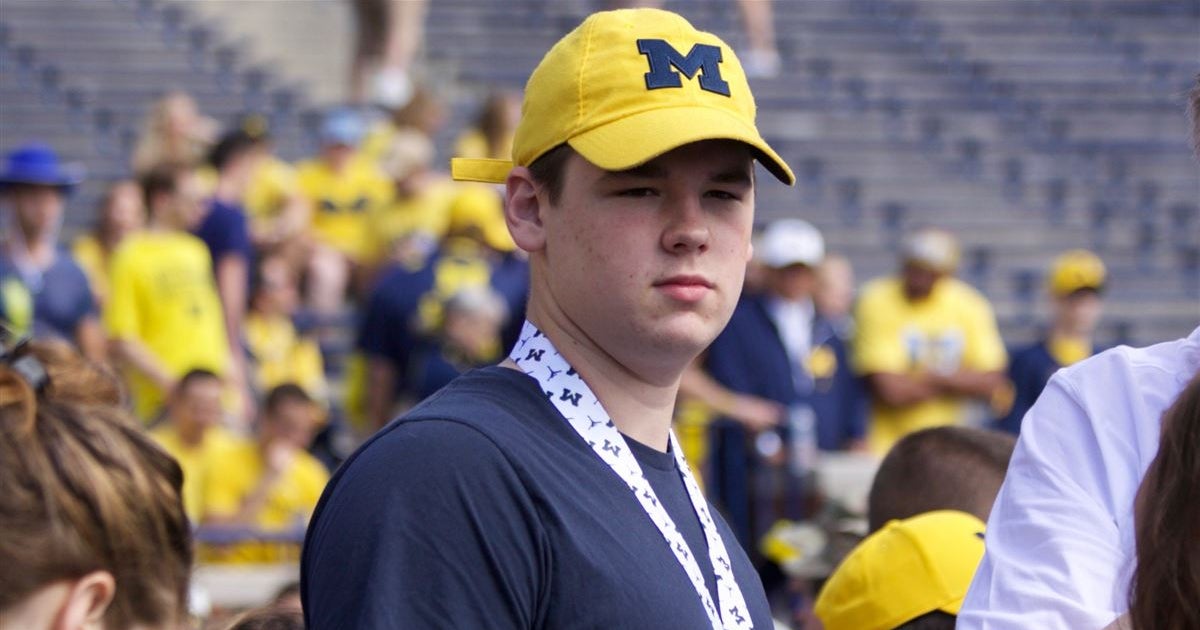 2021 OL Caleb Tiernan after U-M game day visit: ‘I love it all’