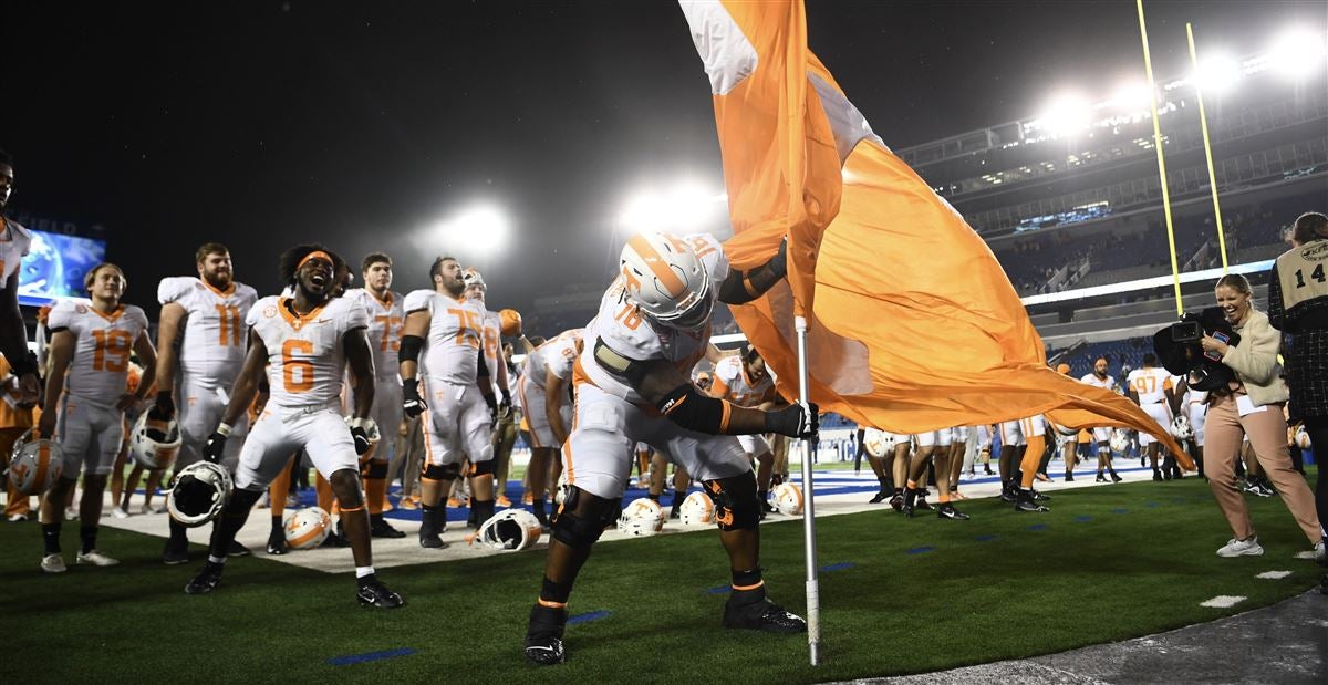 WATCH: Tennessee Football Celebrates Win Over Kentucky