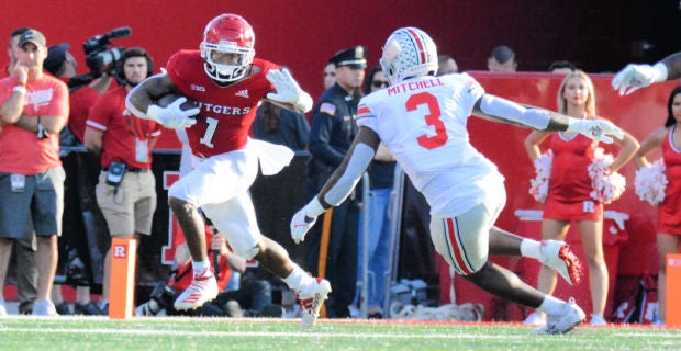 WATCH: Rutgers' Isaih Pacheco runs fastest 40-yard dash among