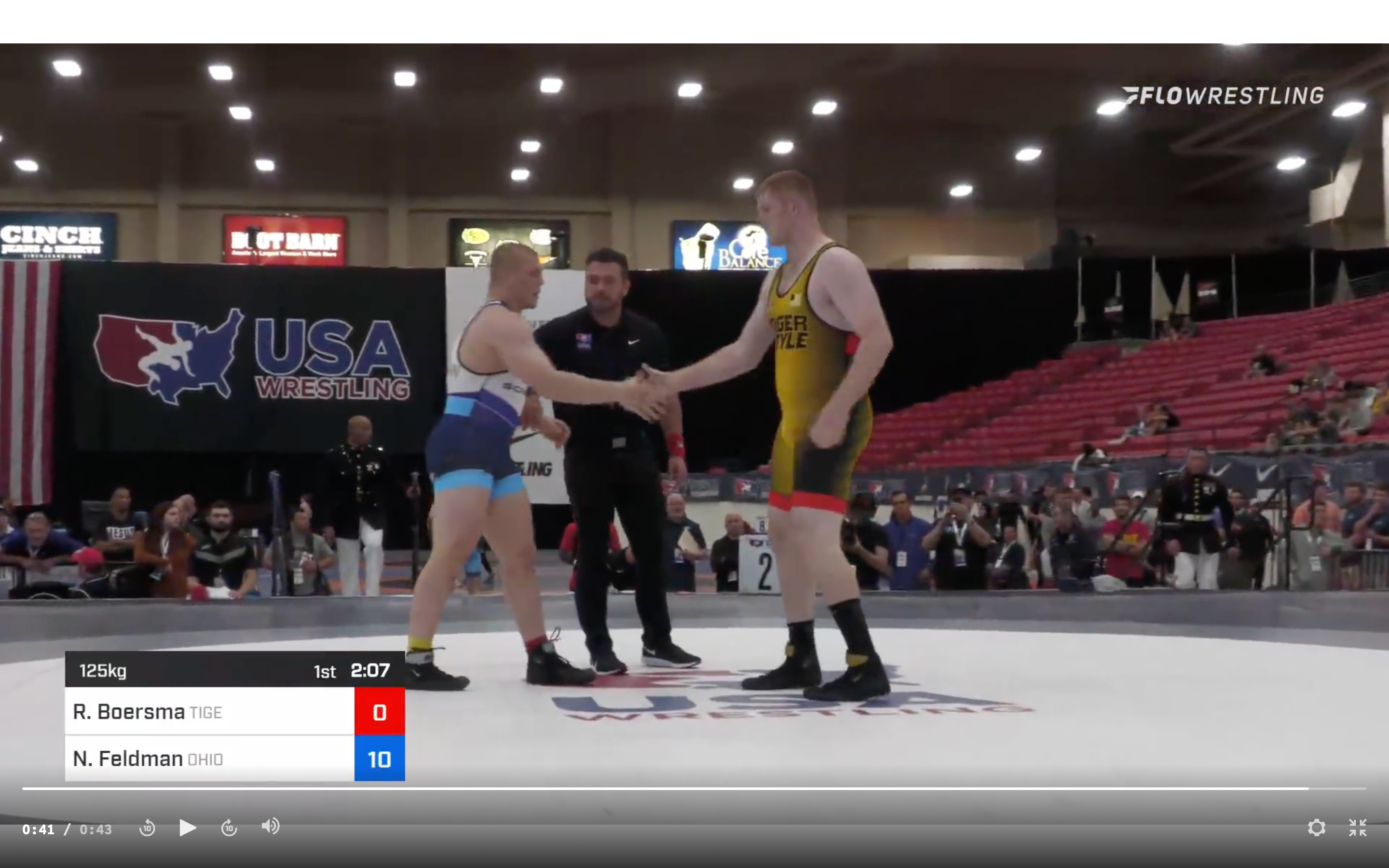 55 kg Round 2 - Brady Koontz, Ohio RTC / Titan Mercury Wrestling