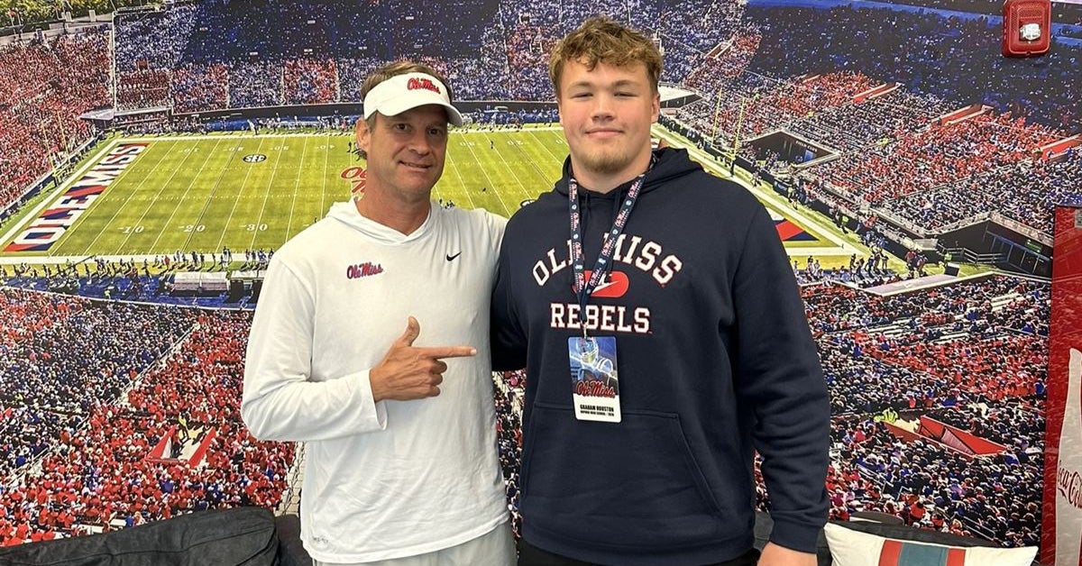 Composite four-star O-lineman Graham Houston recaps weekend visit to ...