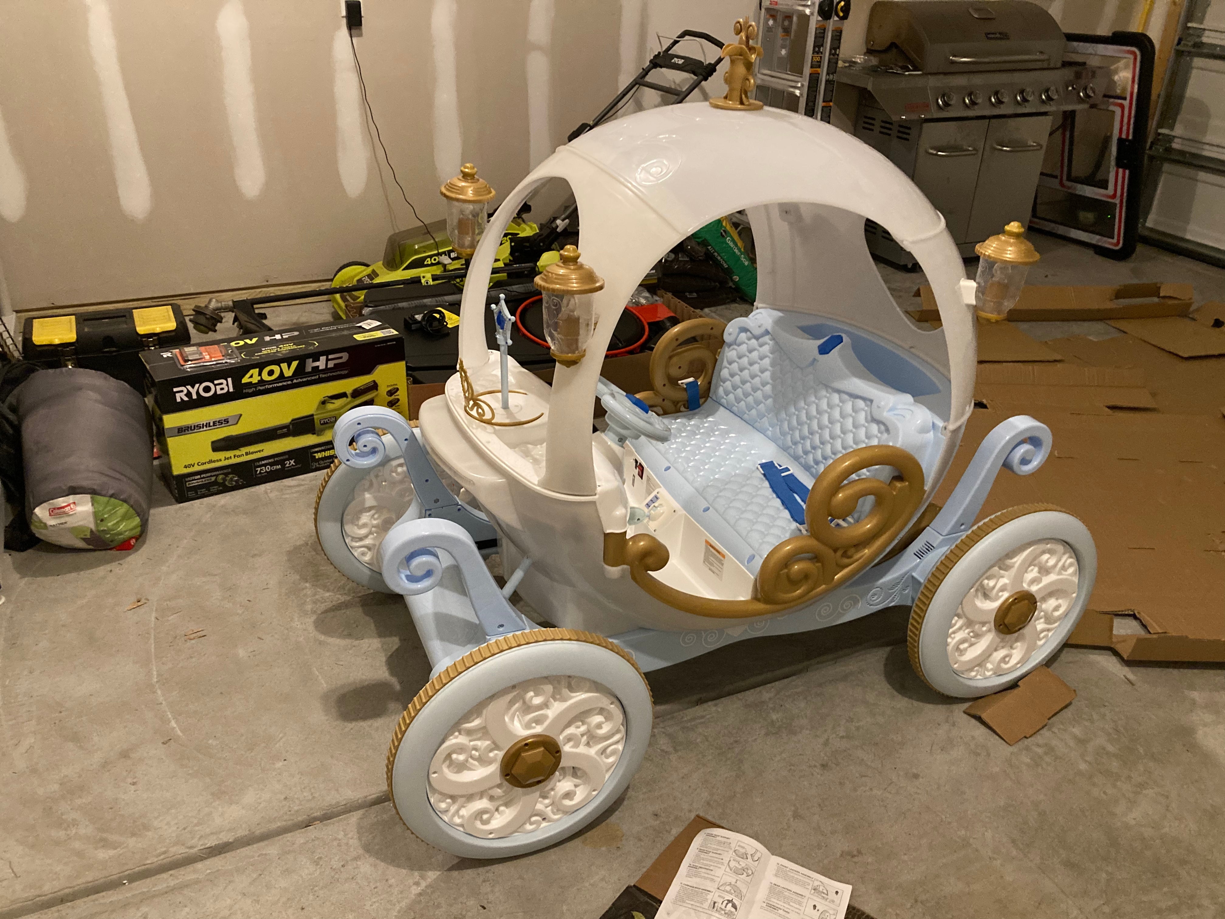 I built Cinderella’s carriage