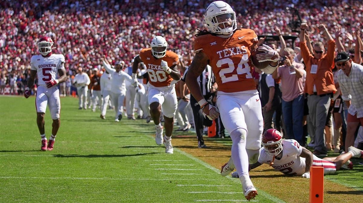 Texas RB Jonathon Brooks' Fourth-consecutive 100-yard Day Shows He's ...