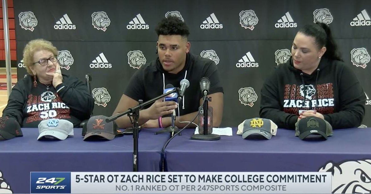 Watch Five-Star OL Zach Rice Announce for North Carolina Watch Five-Star OL Zach Rice Announce for North Carolina