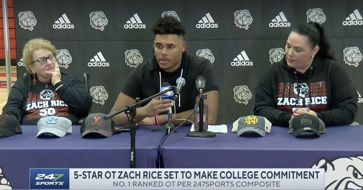 Watch Five-Star OL Zach Rice Announce for North Carolina