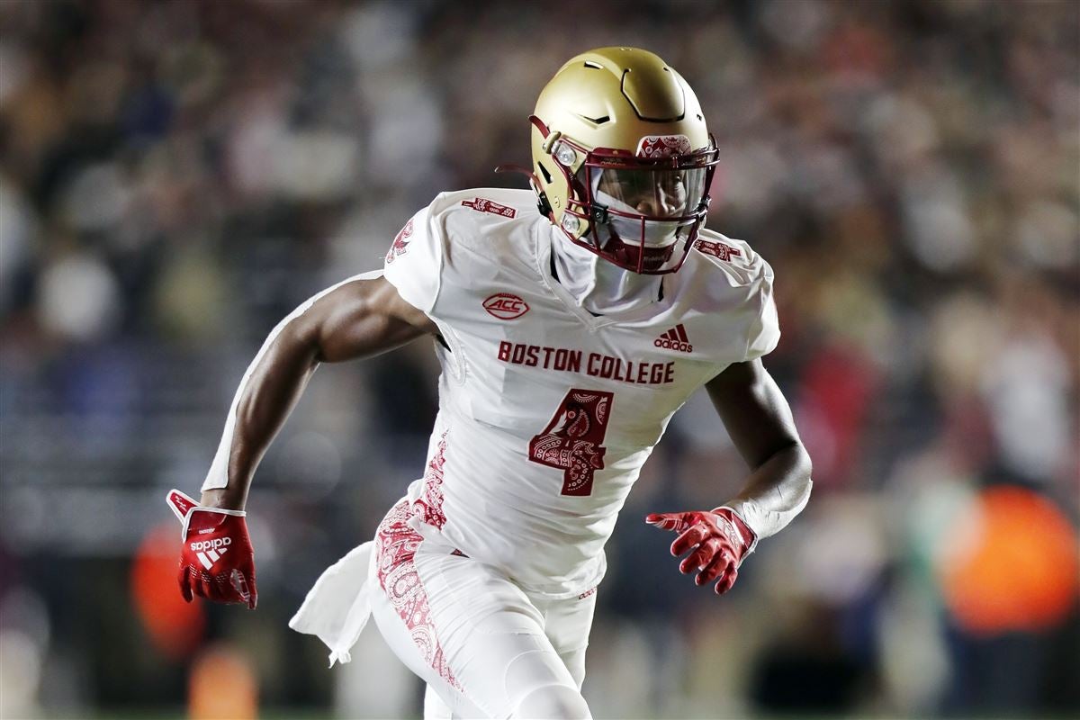 Boston College LB Isaiah Graham-Mobley participates in 2022 NFL draft  combine