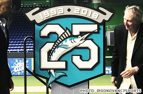 The Marlins will sport teal throwback jerseys in June to honor the 1993  season