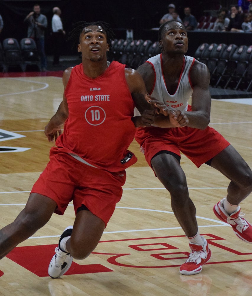 Sights and Sounds Ohio State men's basketball fans, students