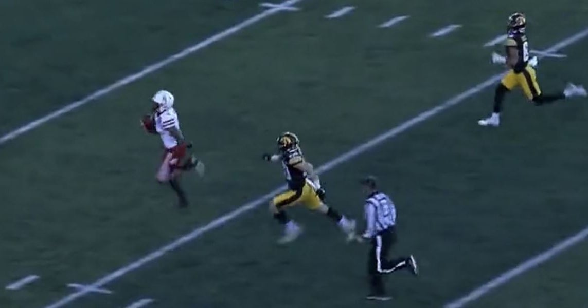 Nebraska wide receiver Trey Palmer hauls in 87yard touchdown catch