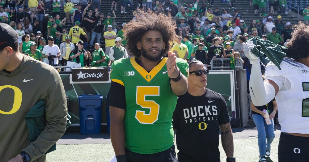 ESPN identifies Oregon QB Dante Moore as a top name in loaded 2027 NFL Draft class