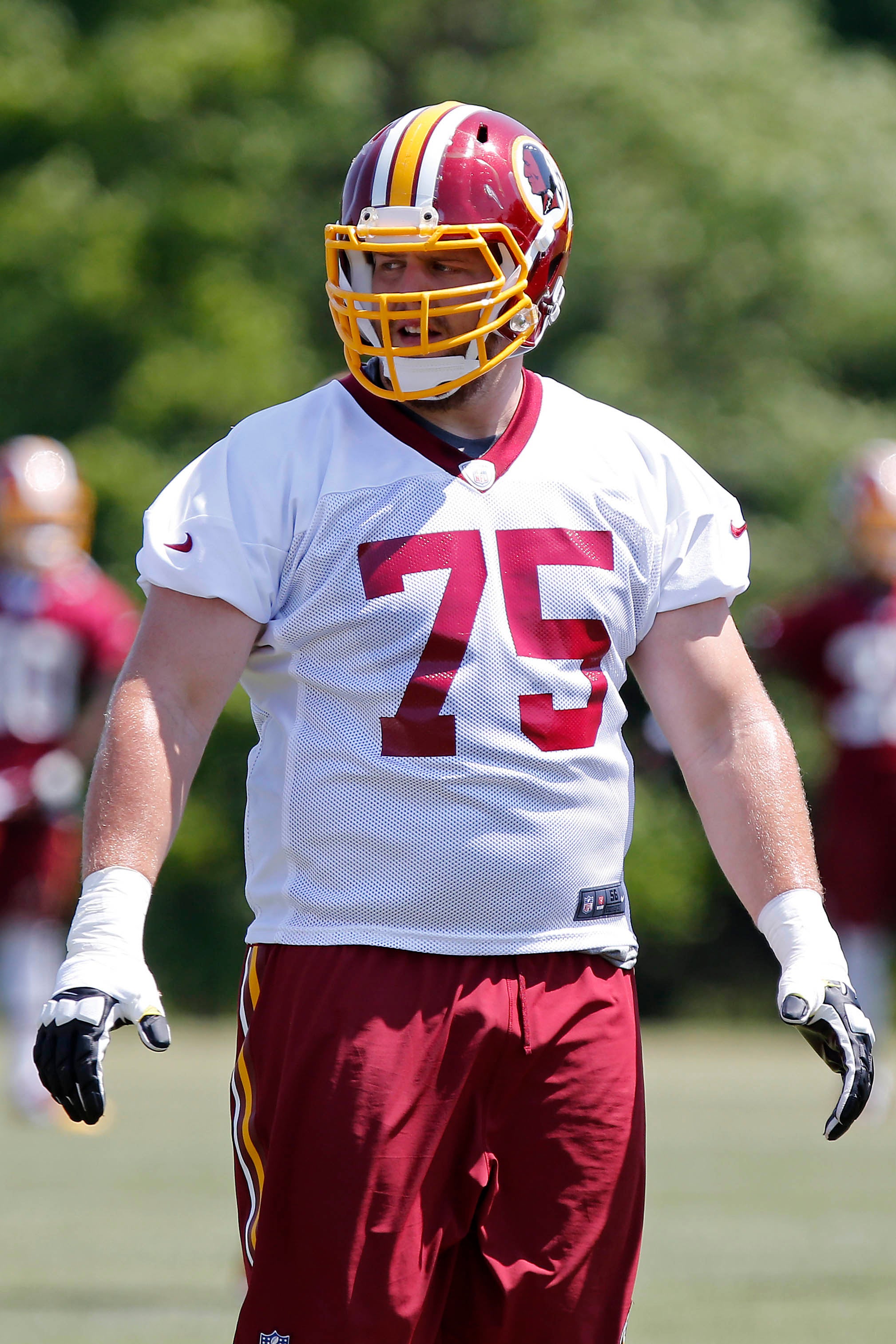 Notes from Washington's OTAs: Brandon Scherff gets a glimpse of the  O-line's future - The Athletic