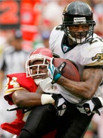 Garrard helps Jaguars maul Manning and Giants