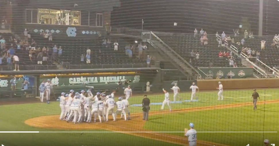 Video: UNC's Walk-Off Homer & Celebration to Beat FSU