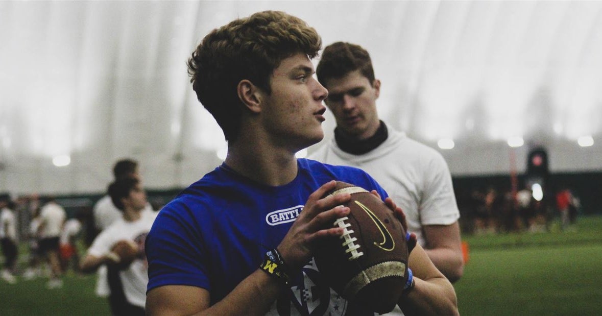 WATCH: Michigan QB JJ McCarthy Throws at Boom Football Practice