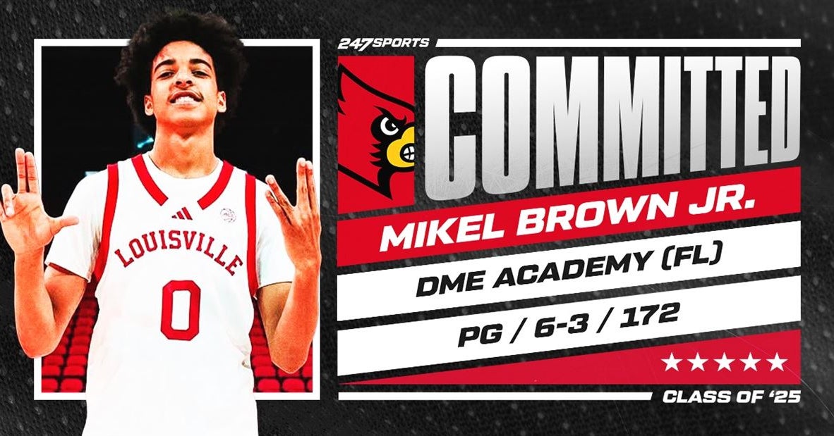 Five-star point guard Mikel Brown Jr. commits to Louisville Cardinals Five-star point guard Mikel Brown Jr. commits to Louisville Cardinals