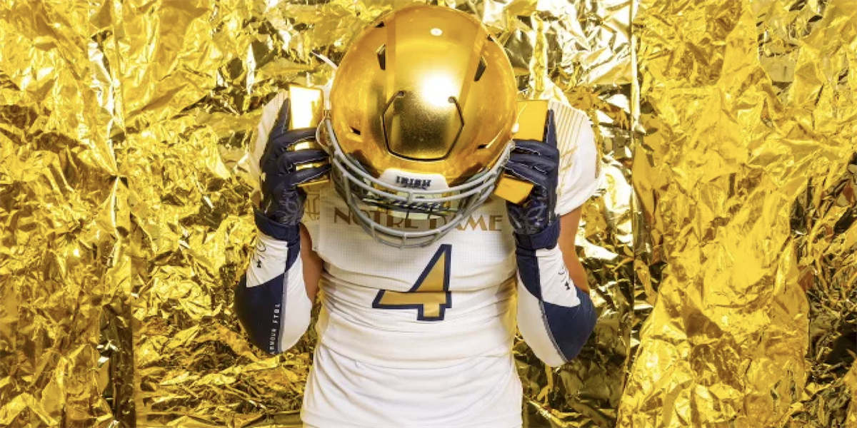 SIGNED Notre Dame Safety Kennedy Urlacher