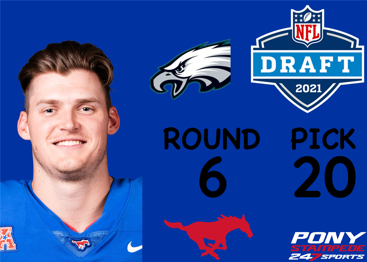 SMU’s Calcaterra selected by Eagles in sixth round