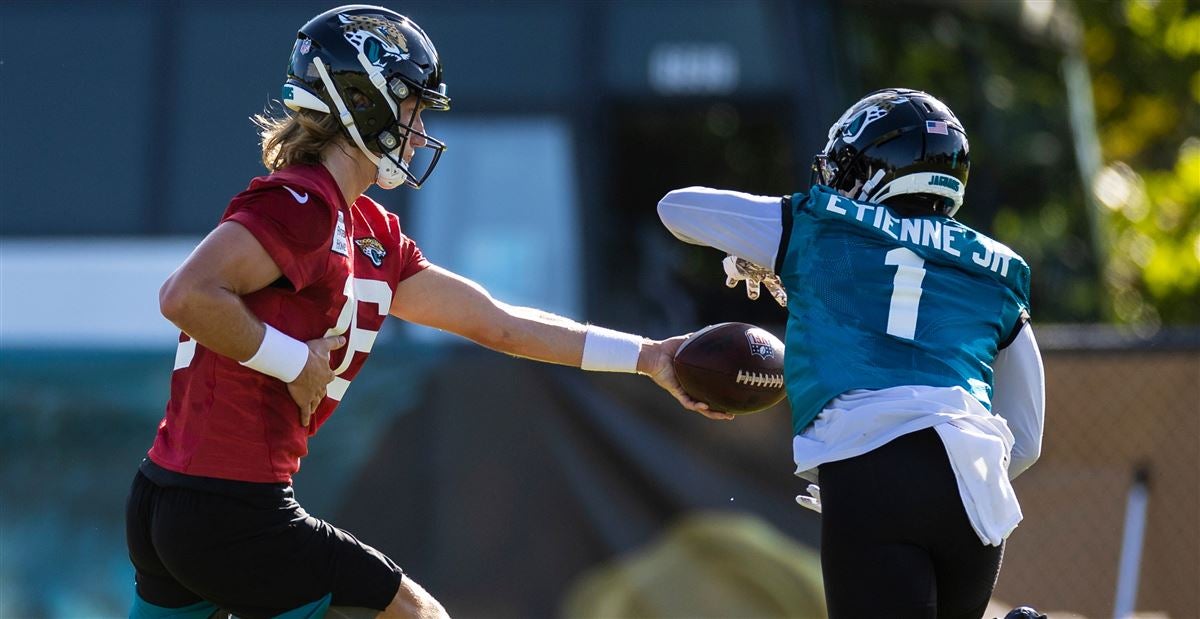 Jacksonville Jaguars quarterback Trevor Lawrence and running back Travis  Etienne discuss the team's 2022 expectations, their excitement to play  together again