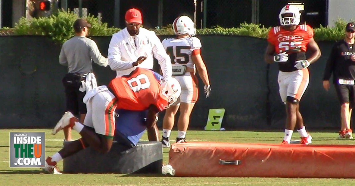 VIDEO: Defensive Backs and Linebackers in Tackling Drill