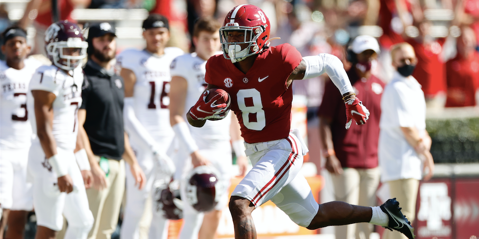 John Metchie III makes most of first opportunity with Alabama football