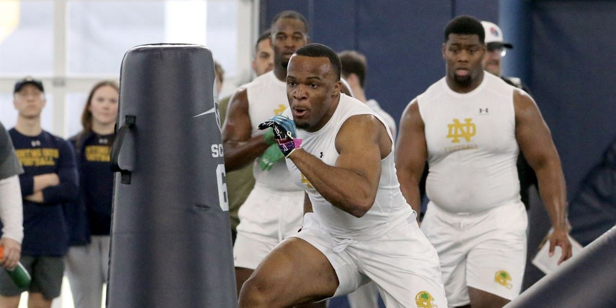 Notre Dame Football’s NFL Pro Day Scheduled for March 27