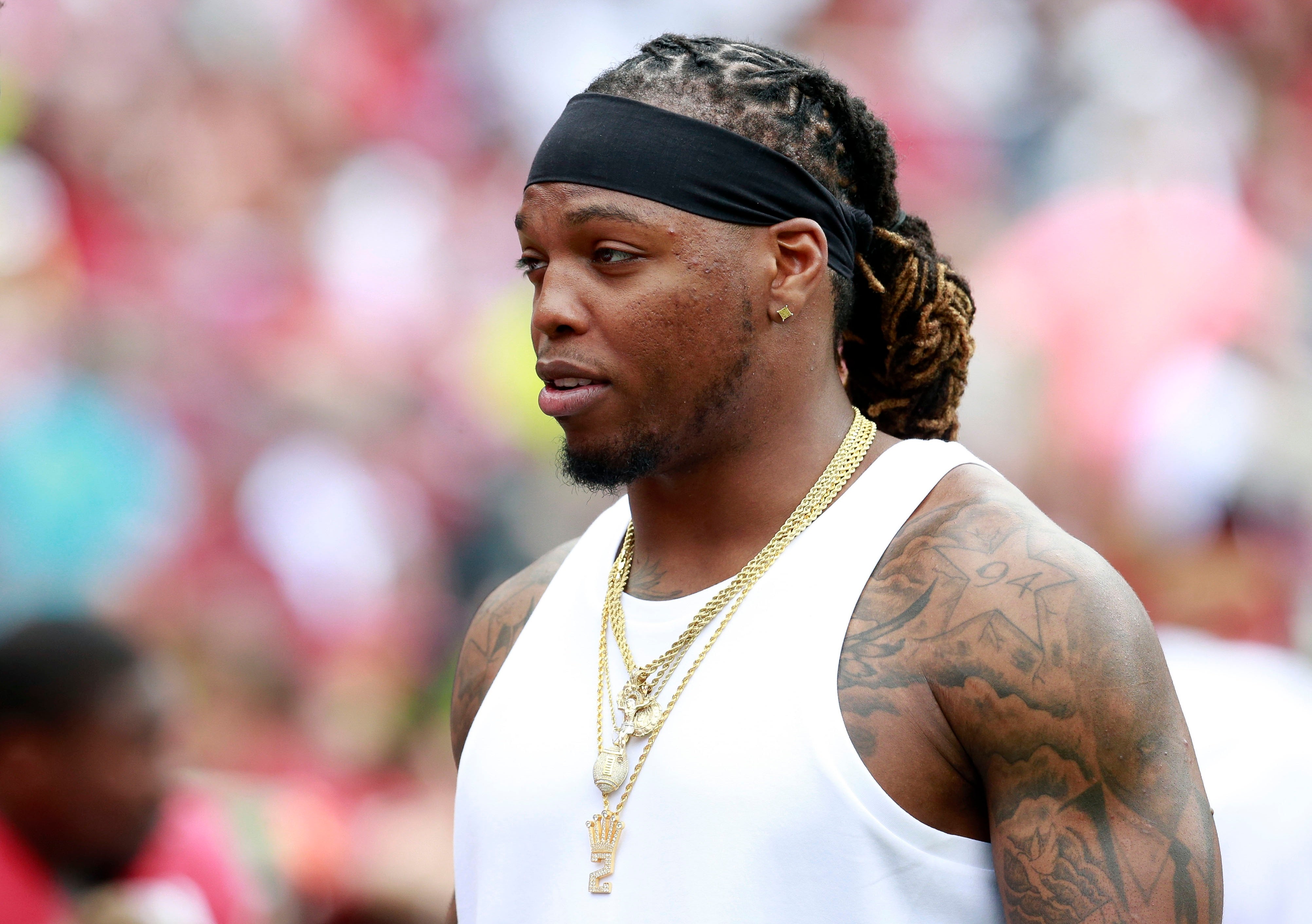 Derrick Henry talks supporting veterans, NFL draft and Bama teammates