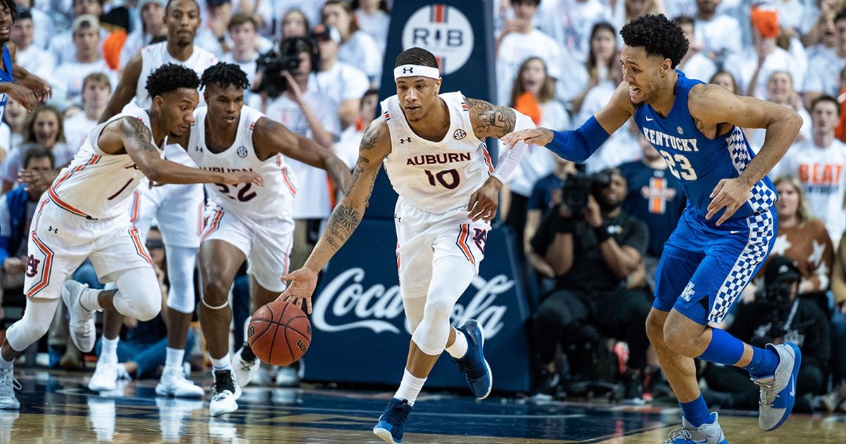 Auburn can move into first place in SEC basketball race