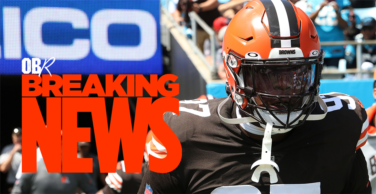 Browns Designate Seven Players as Inactive for Dolphins