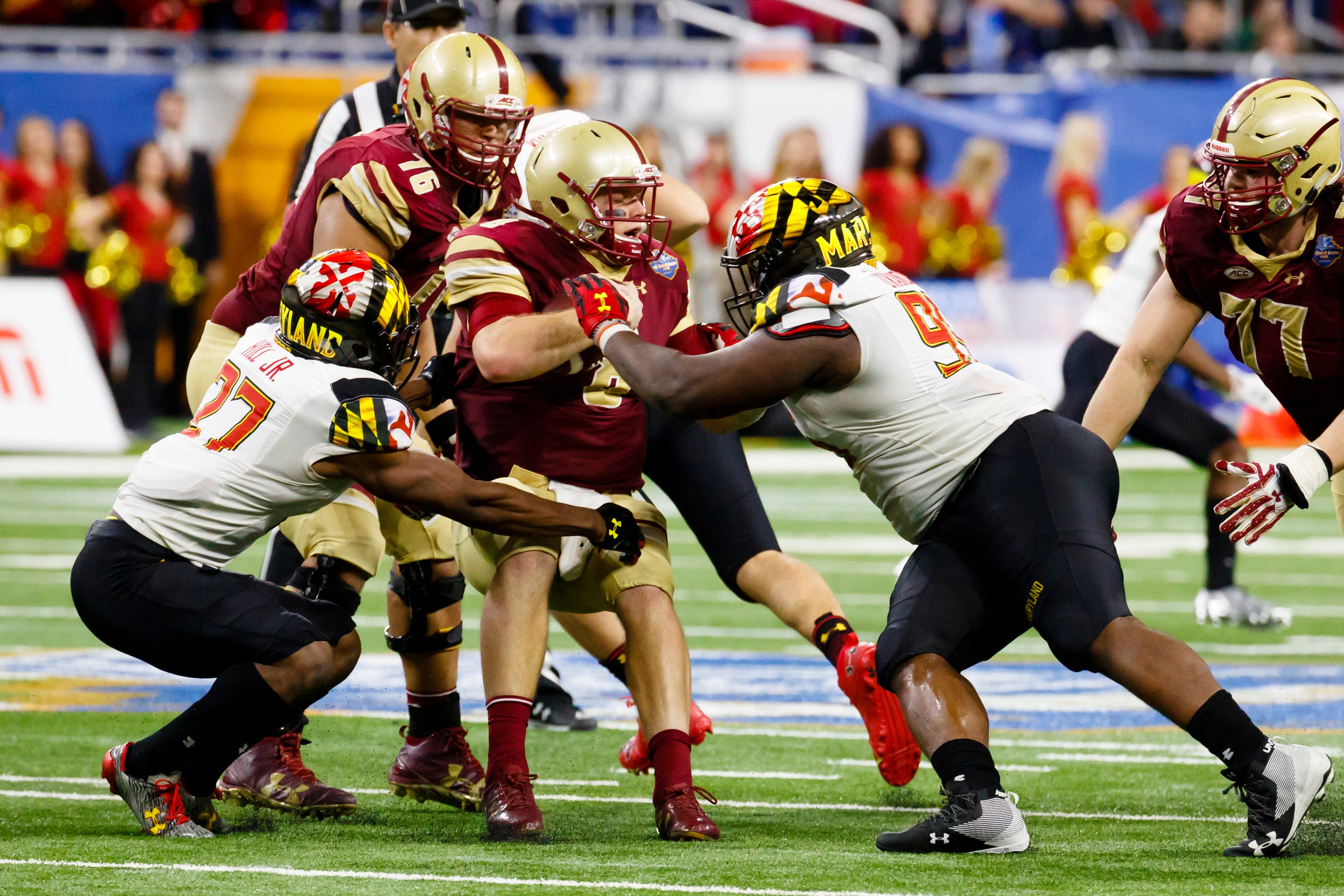 Brian Robinson Jr. flaps his wings after 15-yard TD run in fourth quarter