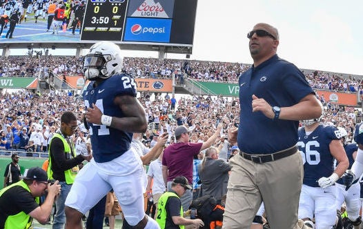 James Franklin reacts to Miles Sanders joining Eagles