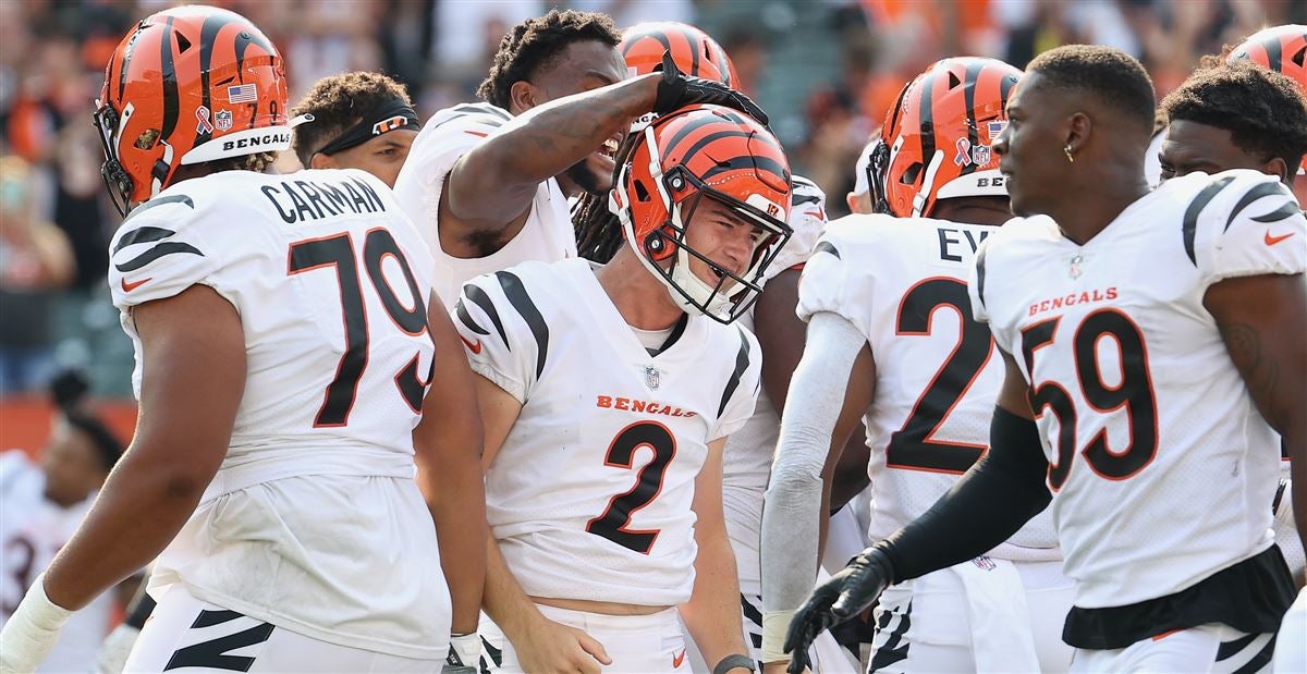 Bengals kicker Evan McPherson always stays cool, even in high